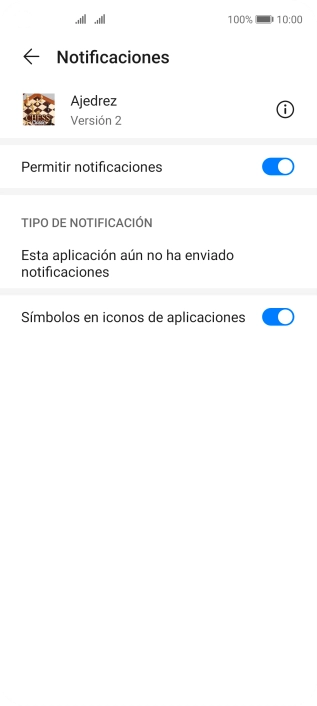 Pulsa el indicador junto a 