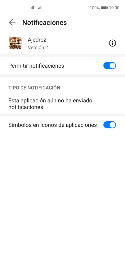 Pulsa el indicador junto a 