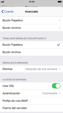 Pulsa el indicador junto a 
