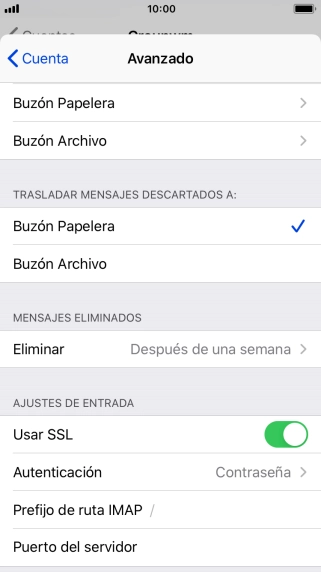 Pulsa el indicador junto a 