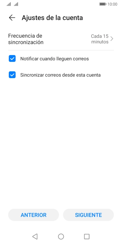 Pulsa Frecuencia de sincronización.