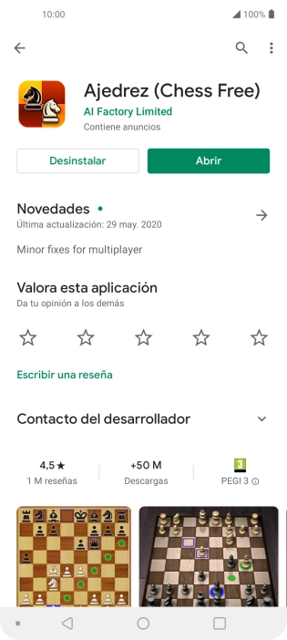 Pulsa Desinstalar.