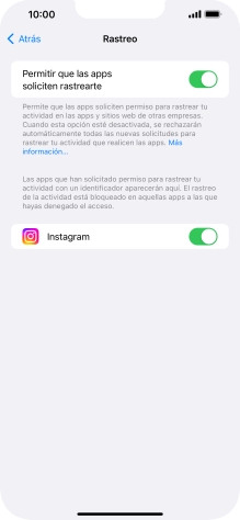 Pulsa el indicador junto a 