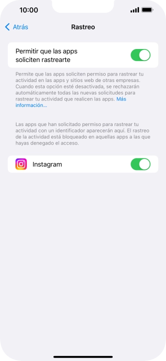 Pulsa el indicador junto a 