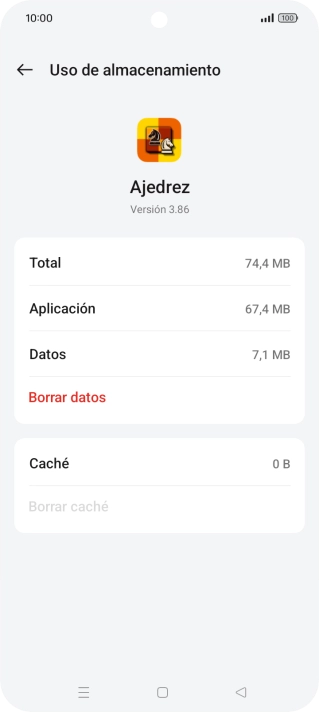 Pulsa la tecla de inicio para terminar y regresar a la pantalla de inicio.