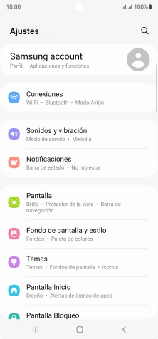 Pulsa Conexiones.