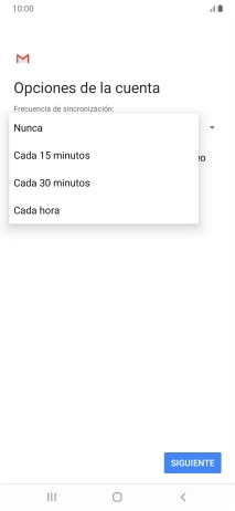 Pulsa el ajuste deseado.