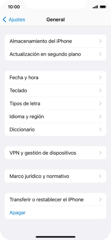 Pulsa Fecha y hora.