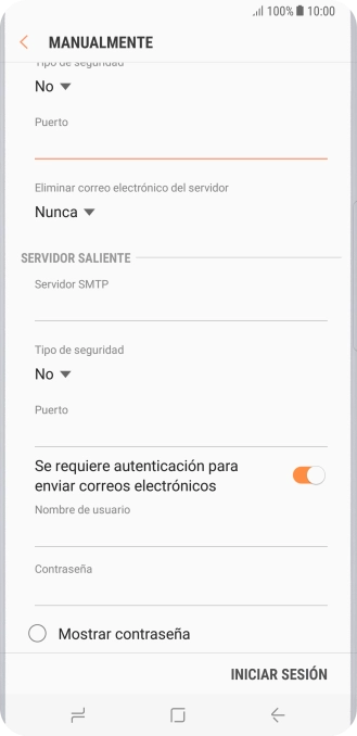 Pulsa la lista desplegable bajo 