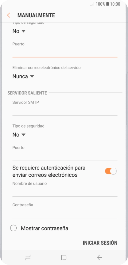 Pulsa la lista desplegable bajo 