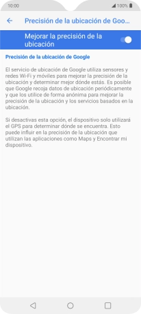 Pulsa el indicador junto a 