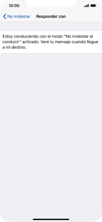 Desliza el dedo hacia arriba desde la parte inferior de la pantalla para terminar y volver a la pantalla de inicio.