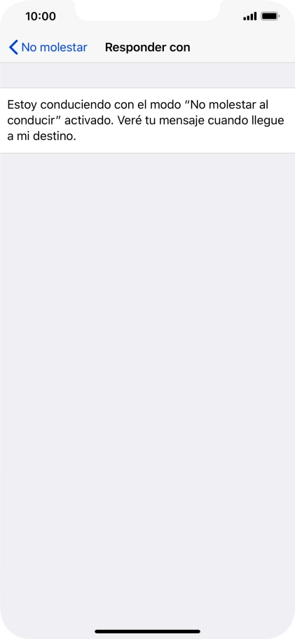 Desliza el dedo hacia arriba desde la parte inferior de la pantalla para terminar y volver a la pantalla de inicio.