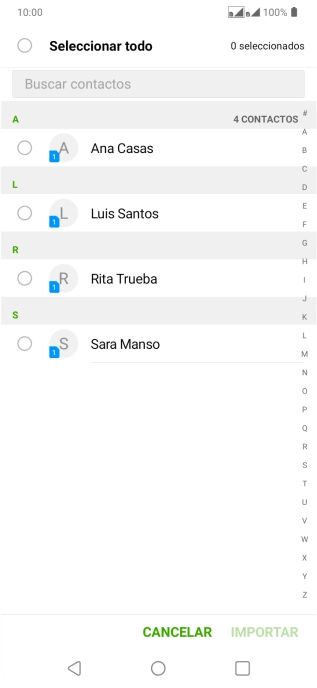 Pulsa en el campo junto a 