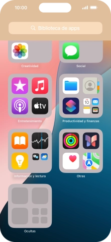 La app está ahora en la carpeta Ocultas en la biblioteca de apps.