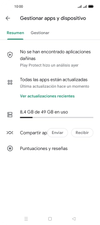Pulsa Gestionar.