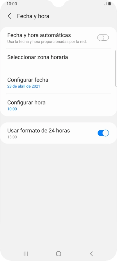 Pulsa el indicador junto a 
