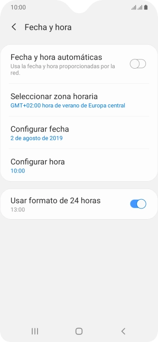 Pulsa el indicador junto a 