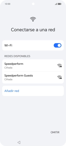 Pulsa la red deseada.