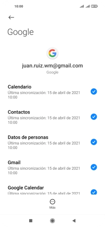 Pulsa la tecla de inicio para terminar y regresar a la pantalla de inicio.