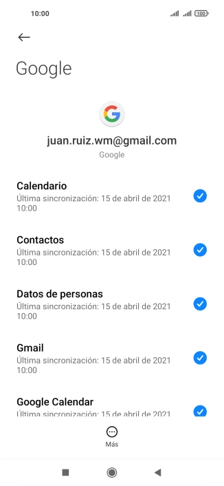 Pulsa la tecla de inicio para terminar y regresar a la pantalla de inicio.