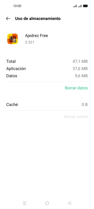 Pulsa la tecla de inicio para terminar y regresar a la pantalla de inicio.