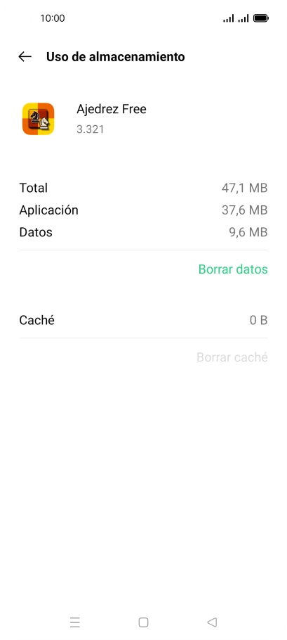 Pulsa la tecla de inicio para terminar y regresar a la pantalla de inicio.