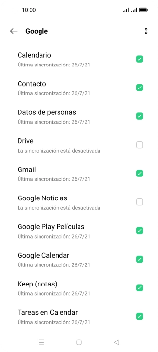 Pulsa la tecla de inicio para terminar y regresar a la pantalla de inicio.