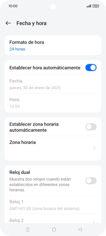 Pulsa el indicador junto a 