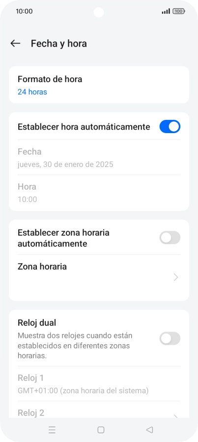 Pulsa el indicador junto a 