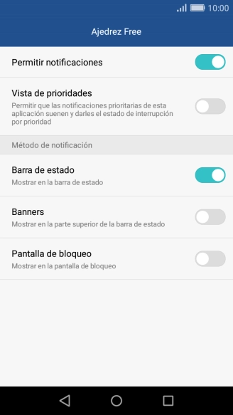 Pulsa el indicador junto a 