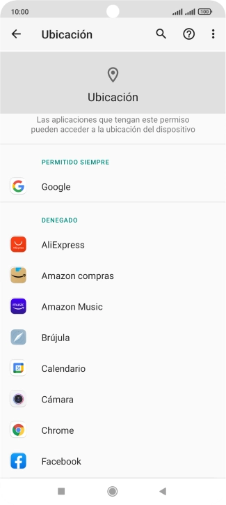 Pulsa la app deseada.