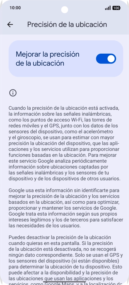 Si pulsas el indicador junto a 