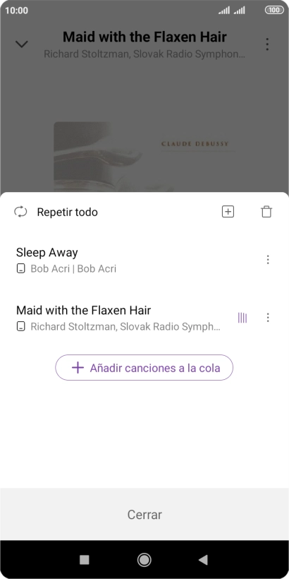 Pulsa el icono de añadir.