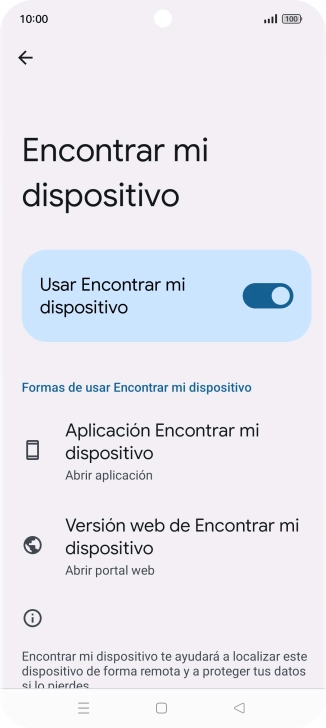 Pulsa la tecla de inicio para terminar y regresar a la pantalla de inicio.