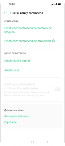 Pulsa Añadir huella digital.