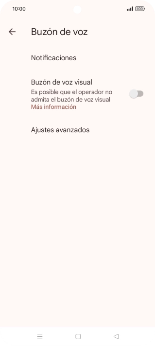 Pulsa Ajustes avanzados.