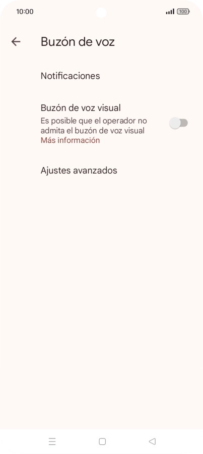 Pulsa Ajustes avanzados.