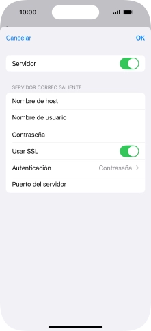 Pulsa el indicador junto a 
