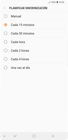 Pulsa el ajuste deseado.