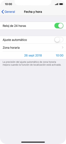 Pulsa el indicador junto a 