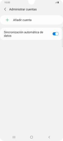 Pulsa Añadir cuenta.