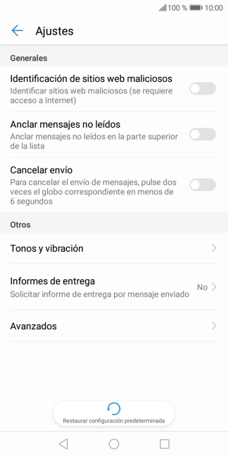 Pulsa Avanzados.