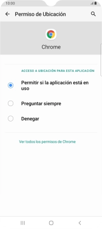 Pulsa el ajuste deseado.