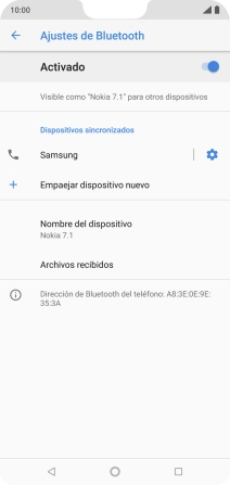 Pulsa la tecla de inicio para terminar y regresar a la pantalla de inicio.