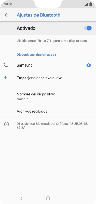Pulsa la tecla de inicio para terminar y regresar a la pantalla de inicio.