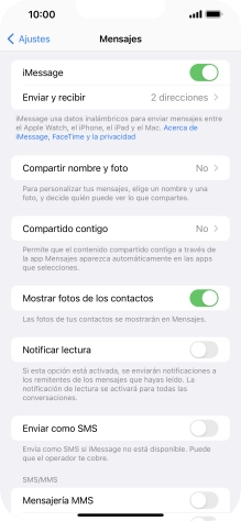 Pulsa el indicador junto a 