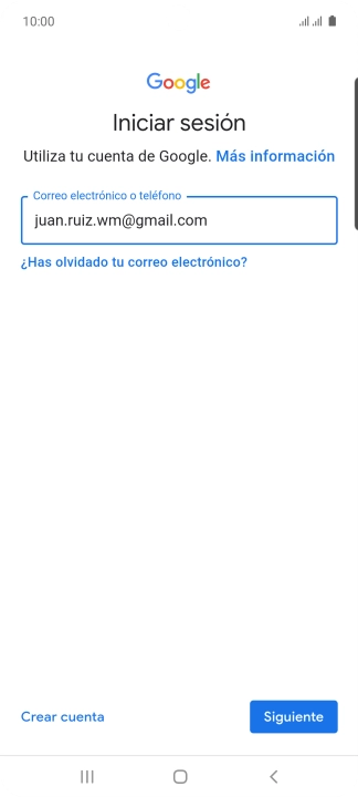 Pulsa Siguiente.
