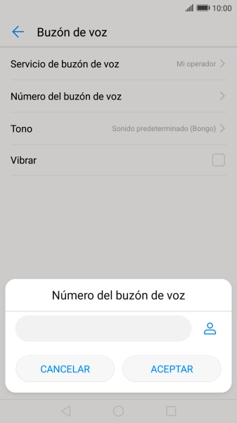 Introduce 22177 y pulsa ACEPTAR.