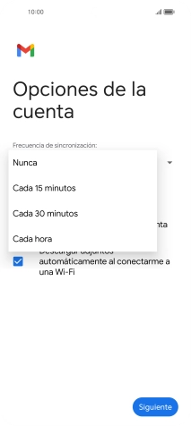 Pulsa el ajuste deseado.